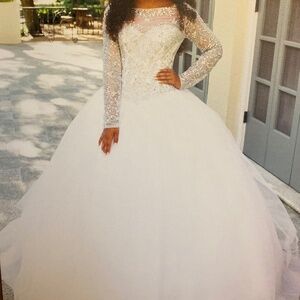 White Ball Gown